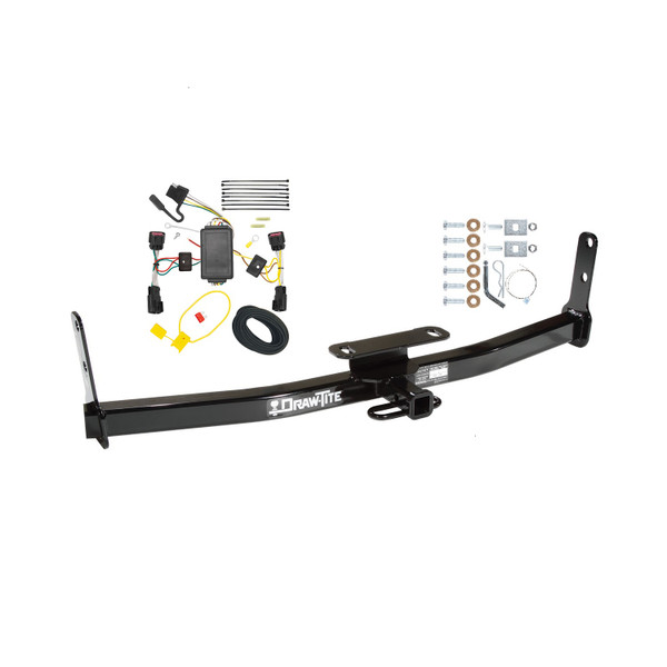 2010-2017 Chevrolet Equinox Draw-tite Class 2 Trailer Hitch, 1-1/4 Inch Square Receiver Bundle w/ Plug-n-Play T-One Wiring Harness - Draw-tite