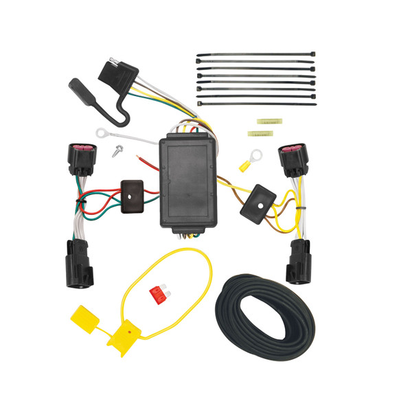 2010-2017 Chevrolet Equinox Draw-tite Class 2 Trailer Hitch, 1-1/4 Inch Square Receiver Bundle w/ Plug-n-Play T-One Wiring Harness