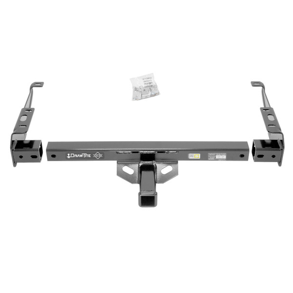 1995-2001 Dodge Ram 1500 Draw-tite Class 4 Multi-Fit Trailer Hitch, 2 Inch Square Receiver Bundle w/ Plug-n-Play T-One Wiring Harness