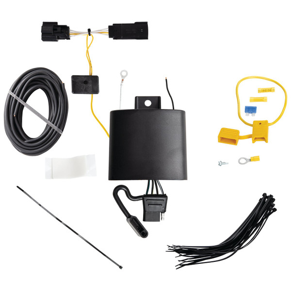 2022-2023 Chevrolet Bolt EUV Draw-tite Class 3 Trailer Hitch, 2 Inch Square Receiver Bundle w/ Plug-n-Play T-One Wiring Harness