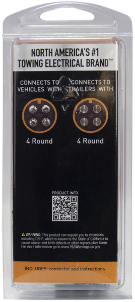 Hopkins 4-Pole Round Connector Set 48295