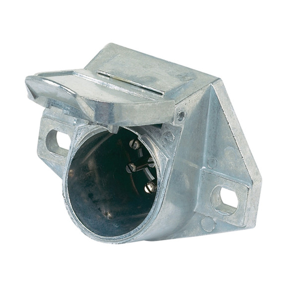 Hopkins 7-Pole Round Heavy Duty Vehicle End Connector 52016 - Hopkins