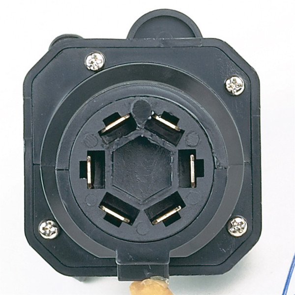 Hopkins Multi-Tow 7-Blade To 6-Round And 4-Flat Adapter 47565 - Hopkins