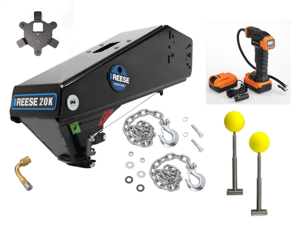 Reese 20K Goosebox (Gen 3) w/ Complete Travelers Kit - Reese