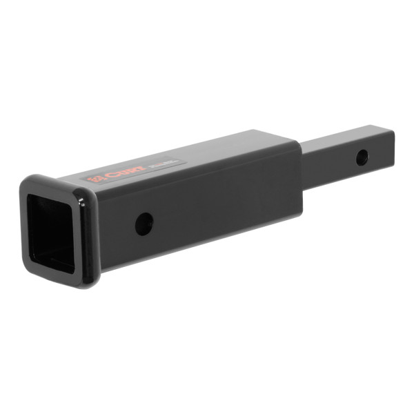 CURT 45790 Trailer Hitch Receiver Adapter, 1-1/4 to 2-Inch, 10-In Extension, 350 lbs - CURT