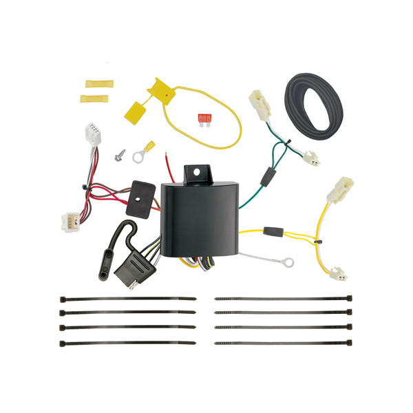 2011-2014 Toyota Sienna Draw-tite Class 2 Trailer Hitch, 1-1/4 Inch Square Receiver Bundle w/ Plug-n-Play T-One Wiring Harness