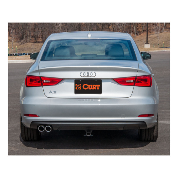 CURT 113993 Class 1 Trailer Hitch with Ball Mount, 1-1/4-In Receiver, Fits Select Audi A3, A3 Quattro