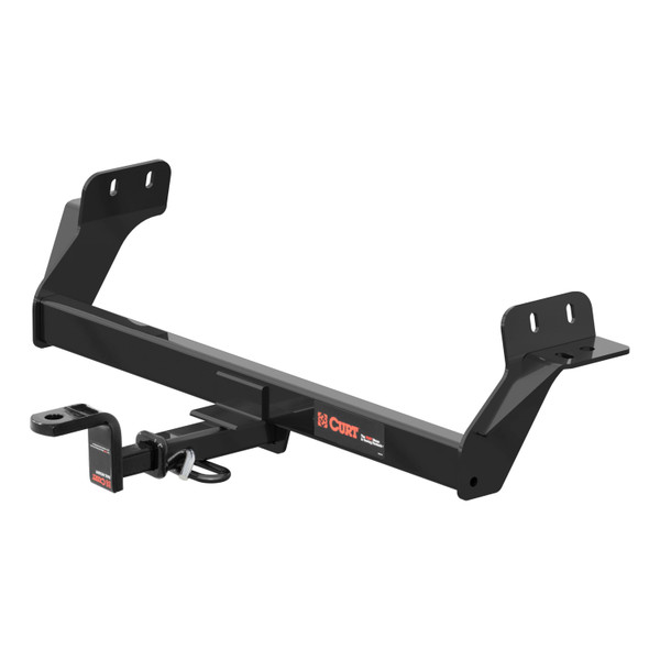 CURT 121643 Class 2 Trailer Hitch with Ball Mount, 1-1/4-In Receiver, Fits Select Ford Fusion, Lincoln MKZ - CURT