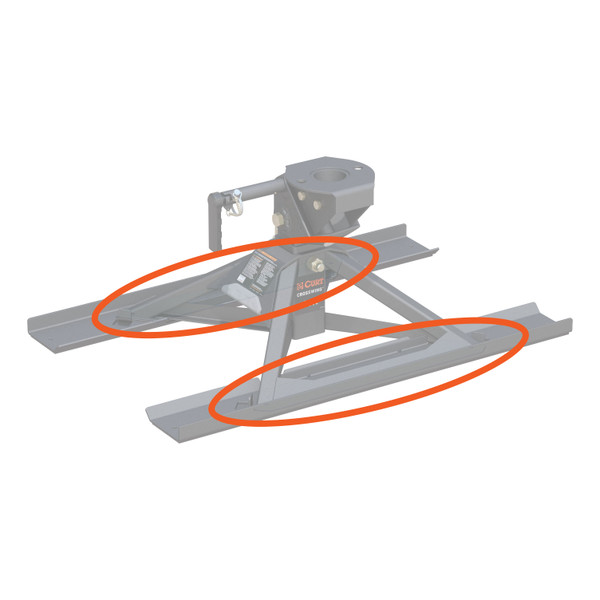 CURT Replacement CrossWing 5th Wheel Hitch Skid Pads 19282