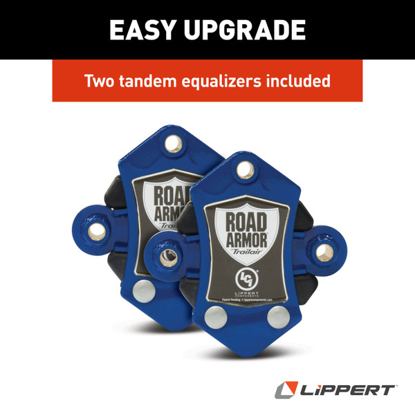 Lippert Road Armor Shock-Absorbing Trailer Equalizer Tandem Axle Kit, 3.5-8K lbs. 2021015191