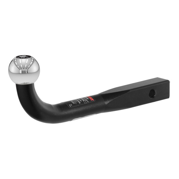 CURT 45551 Euro Trailer Hitch Mount with 1-7/8-Inch Ball, Fits 1-1/4-Inch Receiver, 3,500 lbss, 2-3/4-Inch Height - CURT