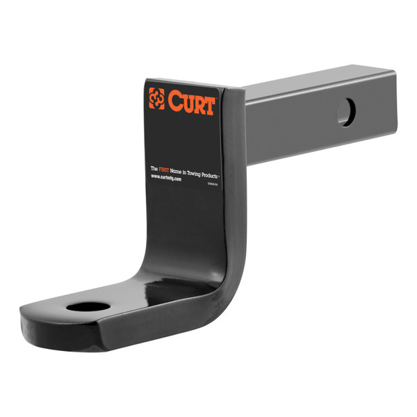 CURT 45027 Class 1 Trailer Hitch Ball Mount, Fits 1-1/4-Inch Receiver, 2,000 lbss, 3/4-Inch Hole, 3-1/4-Inch Drop, 2-5/8-Inch Rise - CURT