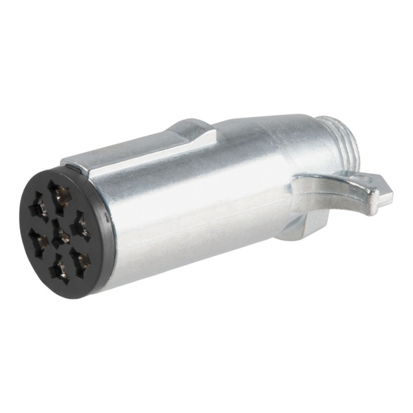 CURT 58161 Trailer-Side 7-Pin Round Wiring Harness Socket