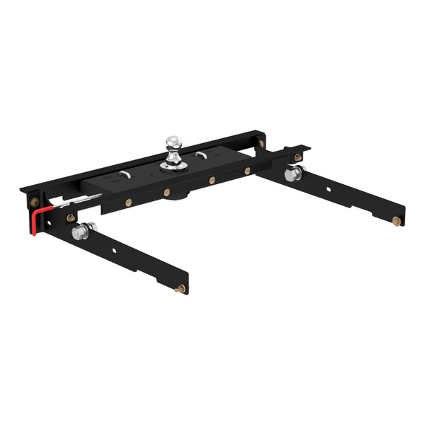 CURT 60723 Double Lock Gooseneck Hitch, 2-5/16-Inch Flip-Over Ball 30K, Fits Select Ford F-150, F-250, F-350 - CURT