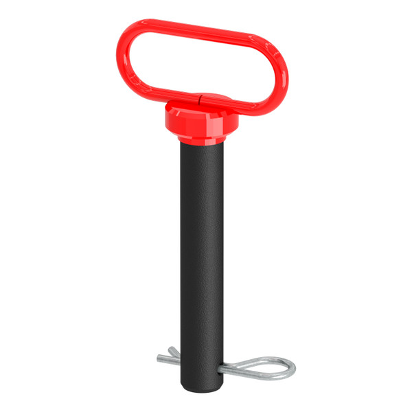 CURT 45803 1 x 5-1/2-Inch Clevis Pin Hitch with Rubber-Coated Handle and Clip - CURT