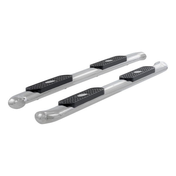 ARIES S224045-2 4-Inch Oval Polished Stainless Steel Nerf Bars, Select Chevrolet Silverado, GMC Sierra 1500, 2500, 3500 HD - ARIES
