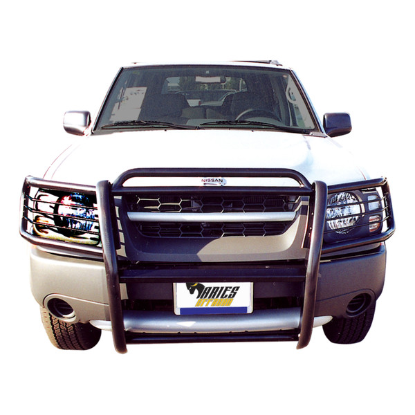 ARIES 9043 1-1/2-Inch Black Steel Grille Guard, No-Drill, Select Nissan Frontier, Xterra