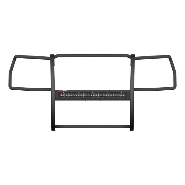 ARIES 2170035 Pro Series Black Steel Grille Guard with Light Bar, Select Chevrolet Silverado 1500