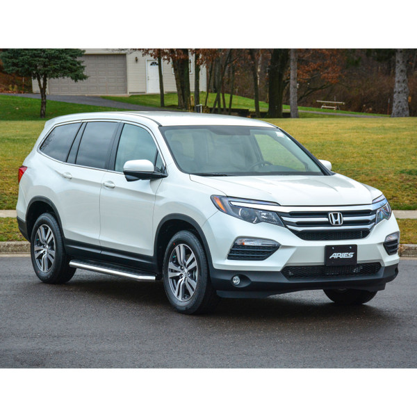 ARIES 2051029 AeroTread 5 x 70-Inch Polished Stainless SUV Running Boards, Select Honda Pilot
