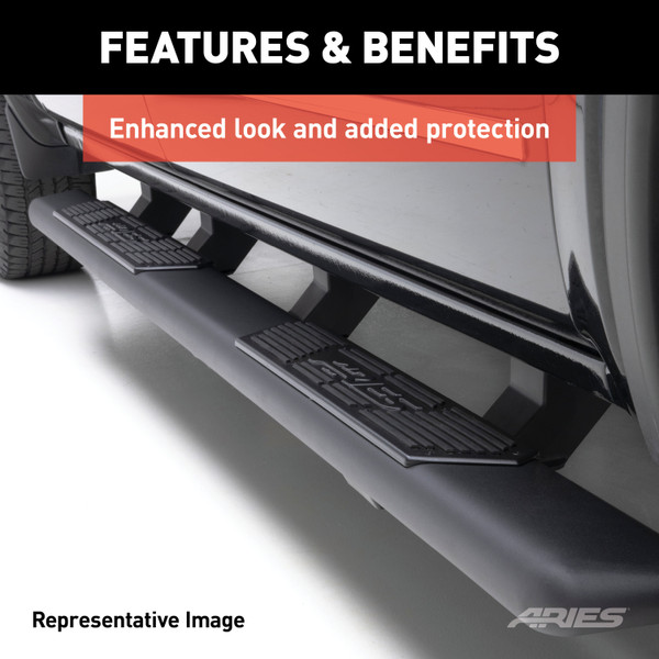 ARIES 2055140 VersaTrac Running Board Bracket Covers, 4-Pack