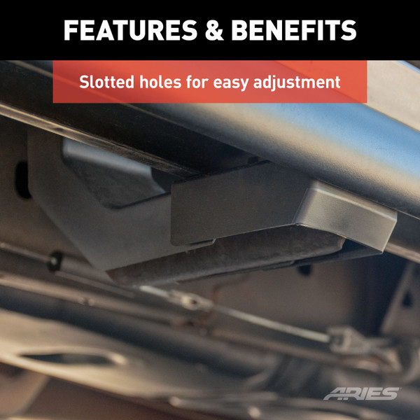 ARIES 2055140 VersaTrac Running Board Bracket Covers, 4-Pack