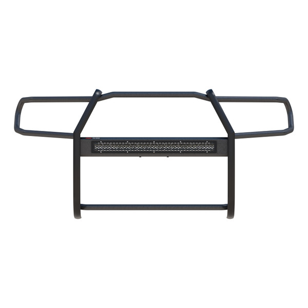 ARIES 2170006 Pro Series Black Steel Grille Guard with Light Bar, Select Toyota Tacoma