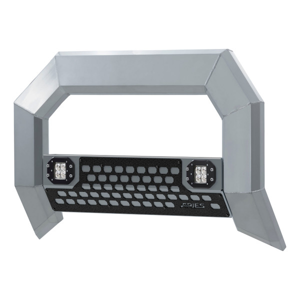 ARIES 2154100 AdvantEDGE Chrome Aluminum Truck Bull Bar with Lights, Select Chevrolet Silverado, GMC Sierra 1500 - ARIES