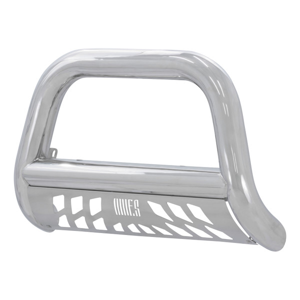 ARIES 45-4012 Big Horn 4-Inch Polished Stainless Steel Bull Bar, Select Chevrolet Silverado, GMC Sierra 1500 - ARIES