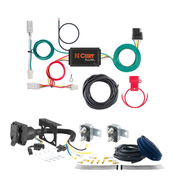 20 - 24 JEEP Gladiator CURT Trailer Brake Controller 7-Way Upgrade Kit  7WK1551 - CURT