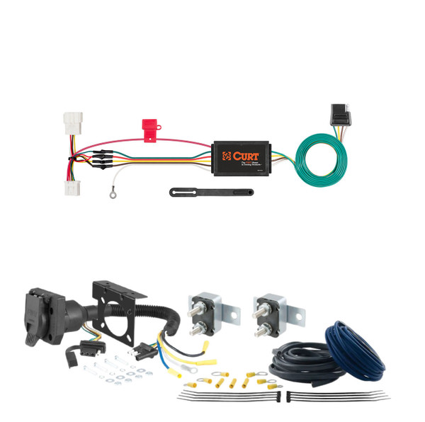 12 - 17 KIA Rio Sedan CURT Trailer Brake Controller 7-Way Upgrade Kit  7WK1608 - CURT