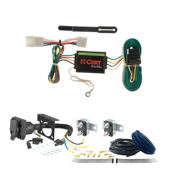 95 - 97 Nissan Pickup CURT Trailer Brake Controller 7-Way Upgrade Kit  7WK2055 - CURT