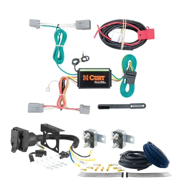 17 - 24 Mitsubishi Mirage G4 CURT Trailer Brake Controller 7-Way Upgrade Kit  7WK1981 - CURT