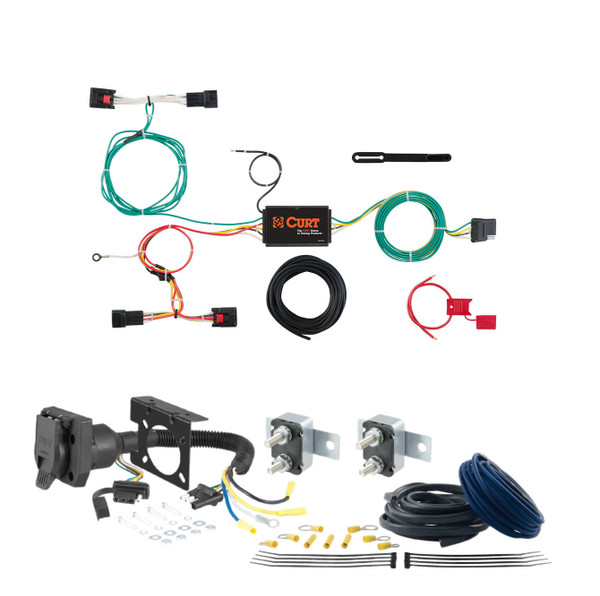 16 - 20 Mitsubishi Outlander CURT Trailer Brake Controller 7-Way Upgrade Kit  7WK1989 - CURT