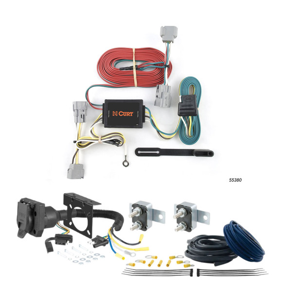 91 - 97 Toyota Previa CURT Trailer Brake Controller 7-Way Upgrade Kit  7WK2412 - CURT