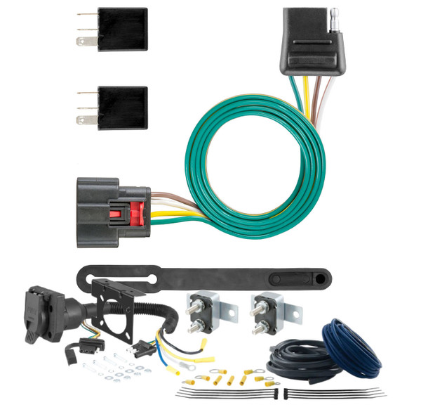 15 - 17 Volkswagen Golf R CURT Trailer Brake Controller 7-Way Upgrade Kit  7WK2488 - CURT