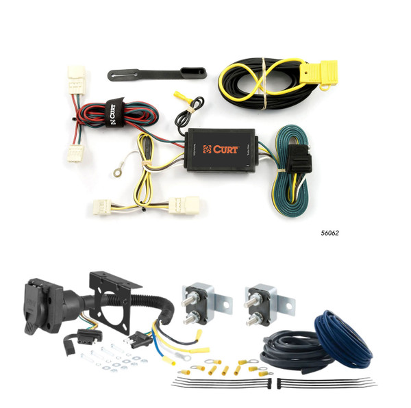 08 - 15 Subaru Impreza Sedan, WRX and WRX STI CURT Trailer Brake Controller 7-Way Upgrade Kit  7WK2283 - CURT