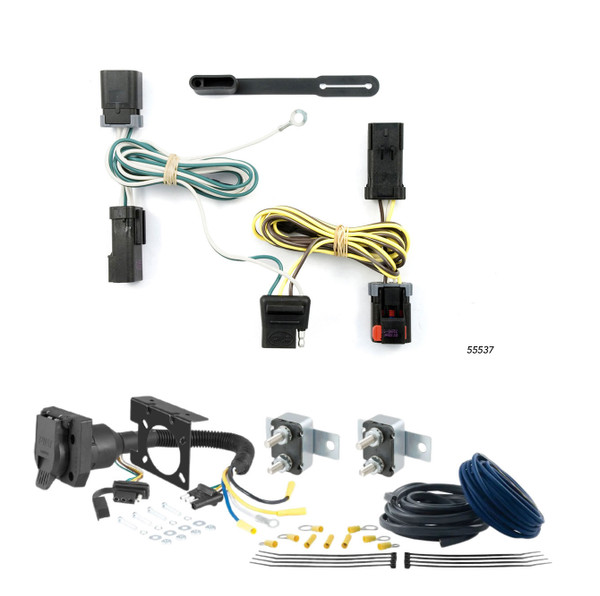 06 - 10 Dodge Charger CURT Trailer Brake Controller 7-Way Upgrade Kit  7WK681 - CURT