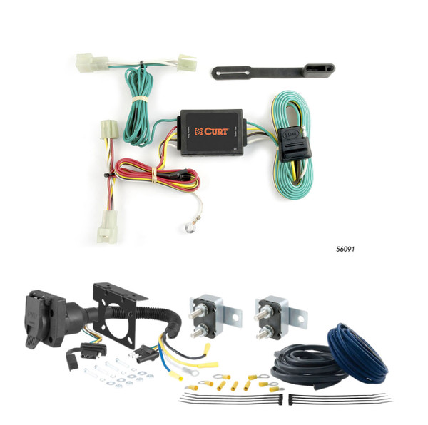 10 - 13 Ford Transit Connect CURT Trailer Brake Controller 7-Way Upgrade Kit  7WK997 - CURT