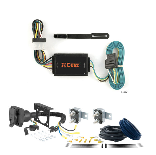 05 - 07 Ford Five Hundred CURT Trailer Brake Controller 7-Way Upgrade Kit  7WK932 - CURT