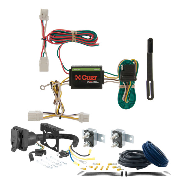 98 - 04 ISUZU Rodeo With under-vehicle spare, excluding 3.5L CURT Trailer Brake Controller 7-Way Upgrade Kit  7WK1517 - CURT