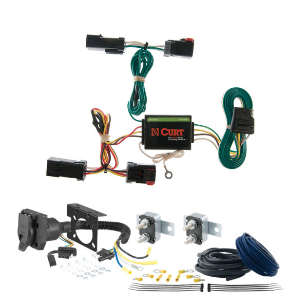 03 - 09 Dodge Sprinter 3500 140" WB with dual rear wheels CURT Trailer Brake Controller 7-Way Upgrade Kit  7WK771 - CURT