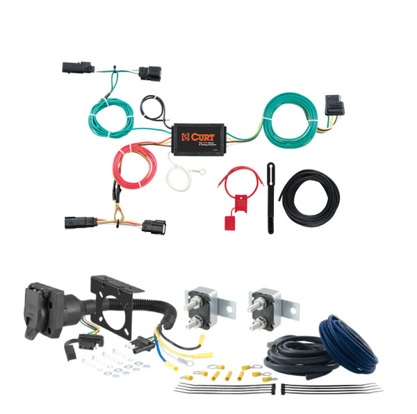 19 - 24 HONDA Passport CURT Trailer Brake Controller 7-Way Upgrade Kit  7WK1376 - CURT