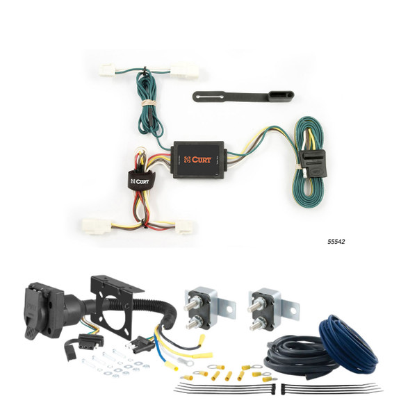 03 - 24 GMC Savana 3500 Excluding cutaway models CURT Trailer Brake Controller 7-Way Upgrade Kit  7WK1132 - CURT