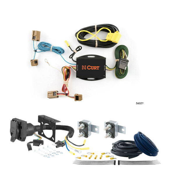 04 - 14 Ford E-350 Super Duty CURT Trailer Brake Controller 7-Way Upgrade Kit  7WK804 - CURT