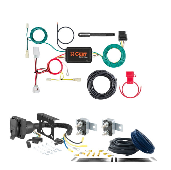 15 - 18 Chevrolet City Express CURT Trailer Brake Controller 7-Way Upgrade Kit  7WK318 - CURT