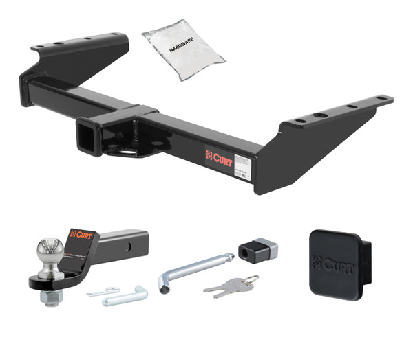 92 - 94 Chevrolet Blazer Full size 2in. CURT Trailer Hitch + Ball Mount + Cover + Lock Kit HWA262 - CURT