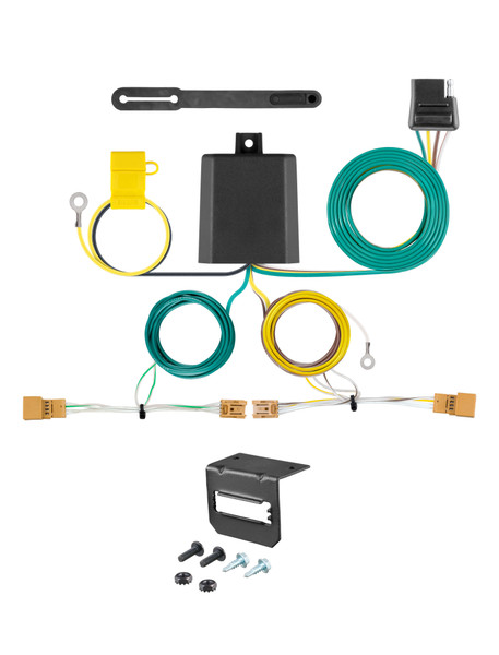 14-17 Audi SQ5 CURT 4-flat Plug and Play Trailer Wiring - CURT