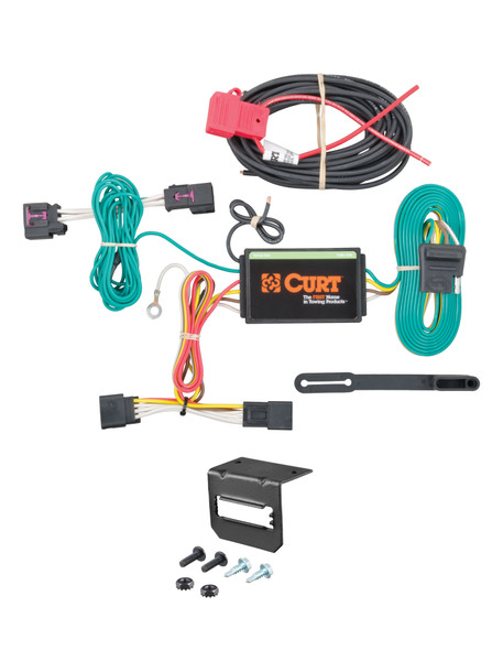 11-15 Chevrolet Cruze Sedan, excluding diesel CURT 4-flat Plug and Play Trailer Wiring - CURT