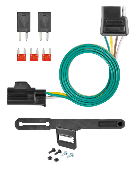 07-09 Chevrolet Equinox CURT 4-flat Plug and Play Trailer Wiring - CURT