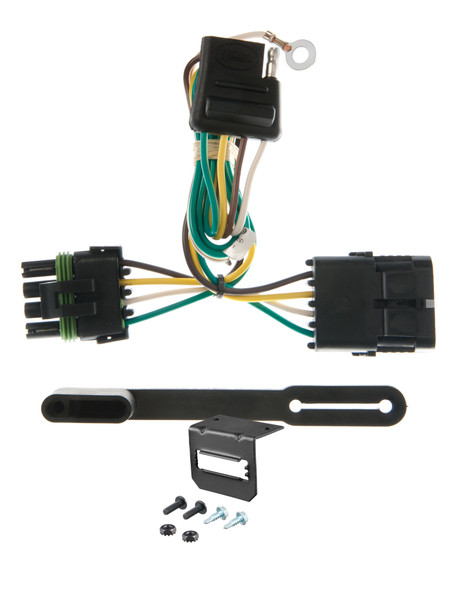 95-00 Chevrolet Tahoe Police package CURT 4-flat Plug and Play Trailer Wiring - CURT